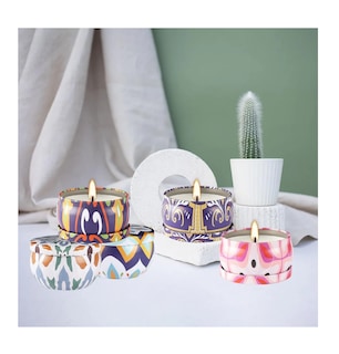 Foto 3 | Velas Perfumadas De Cera De Soja 16 Piezas