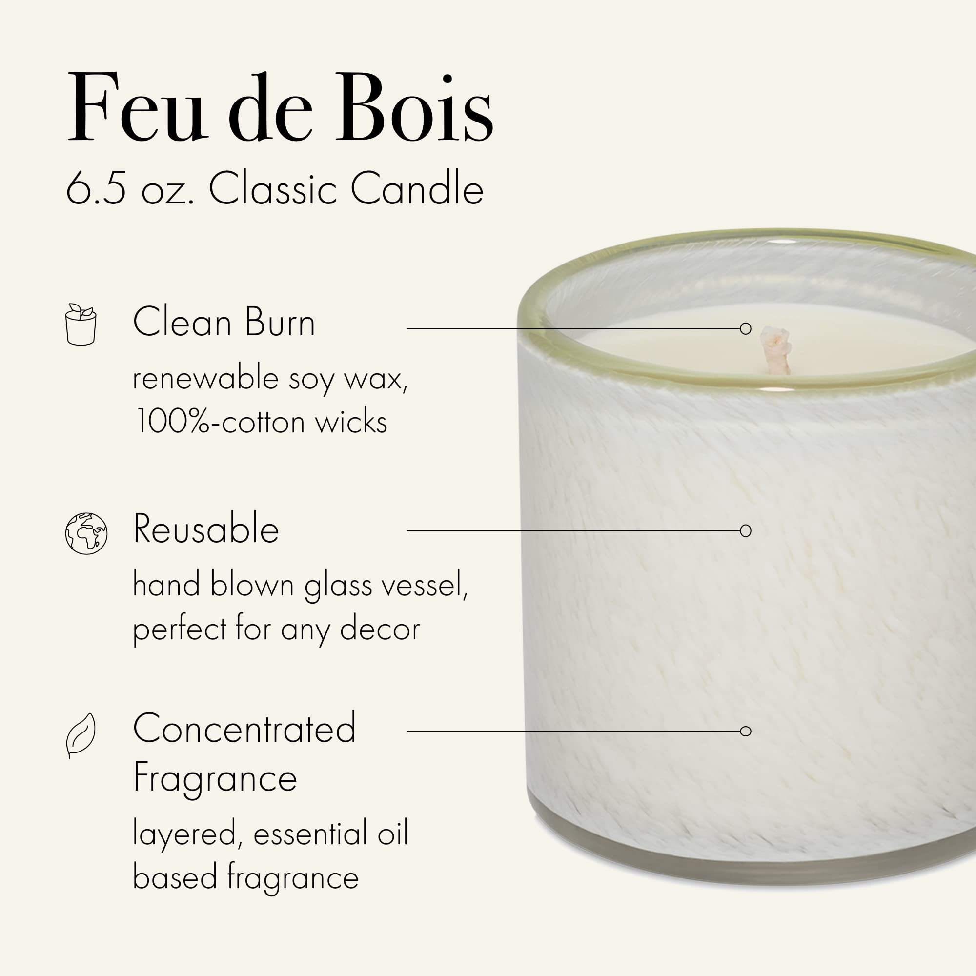 Foto 3 pulgar | Vela Lafco New York Classic Feu De Bois  192 Ml  50 Horas De Combustión - Venta Internacional.