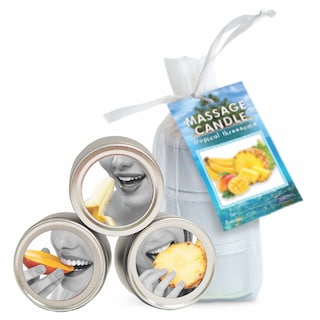 Foto 1 | Vela De Masaje Earthly Body Tropical Trio 60 Ml Comestible Vegana - Venta Internacional.
