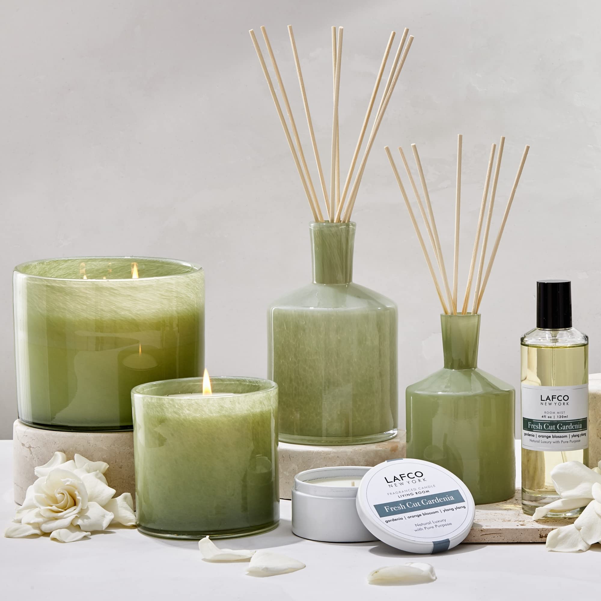 Foto 8 pulgar | Vela Lafco New York Classic Fresh Cut Gardenia 190ml - Venta Internacional.
