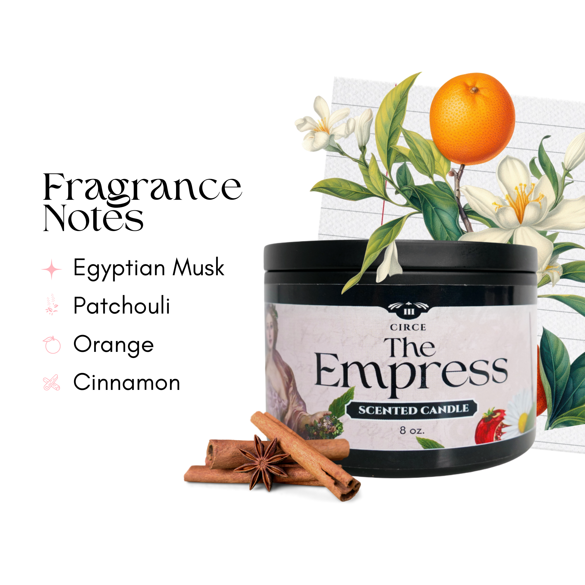 Foto 3 pulgar | Vela Perfumada Circe Boutique Inspirada En The Empress Tarot  240 Ml - Venta Internacional.