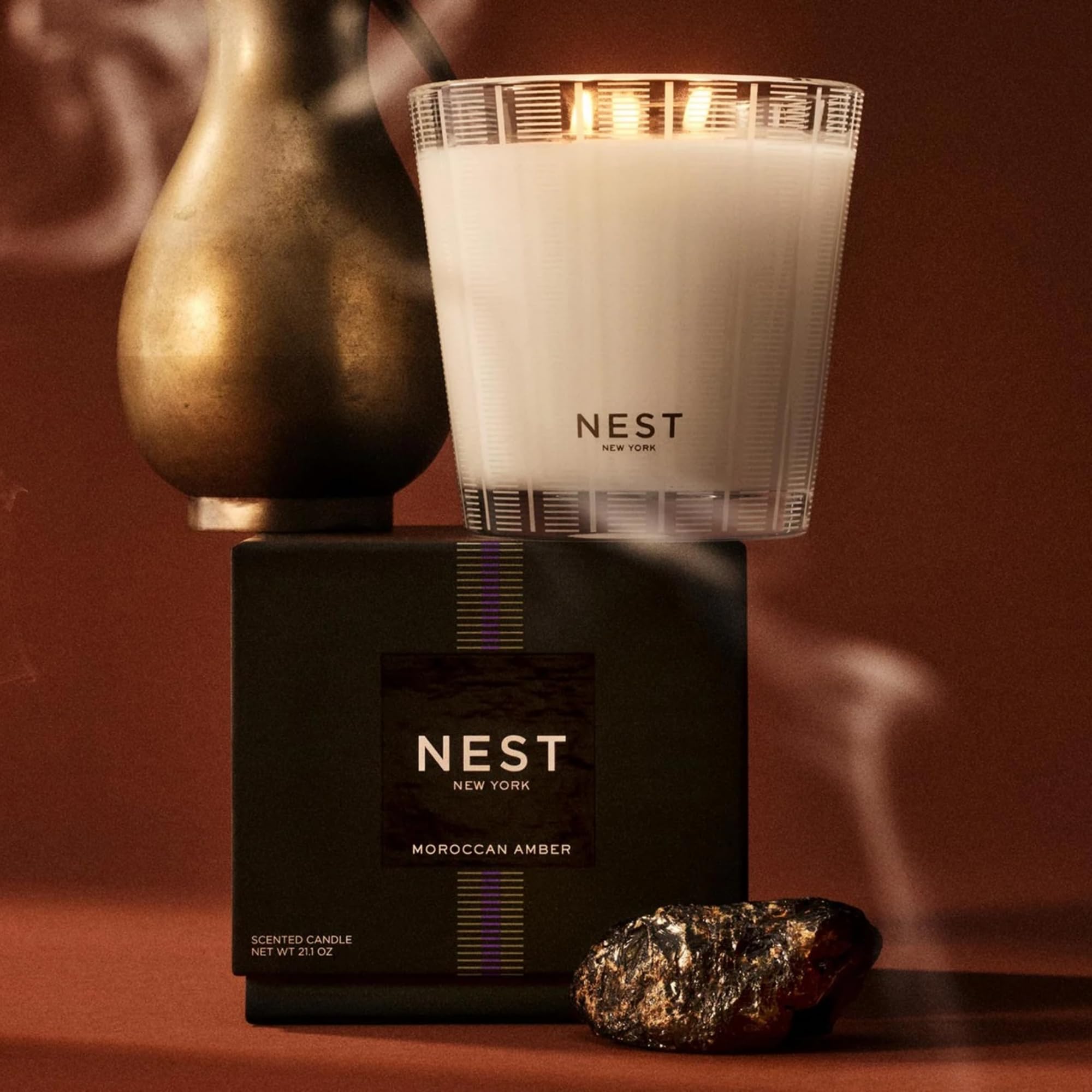 Foto 3 | Candle Nest  Ámbar Marroquí De Nueva York  3 Mechas  625 Ml  Paquete De 2 - Venta Internacional.