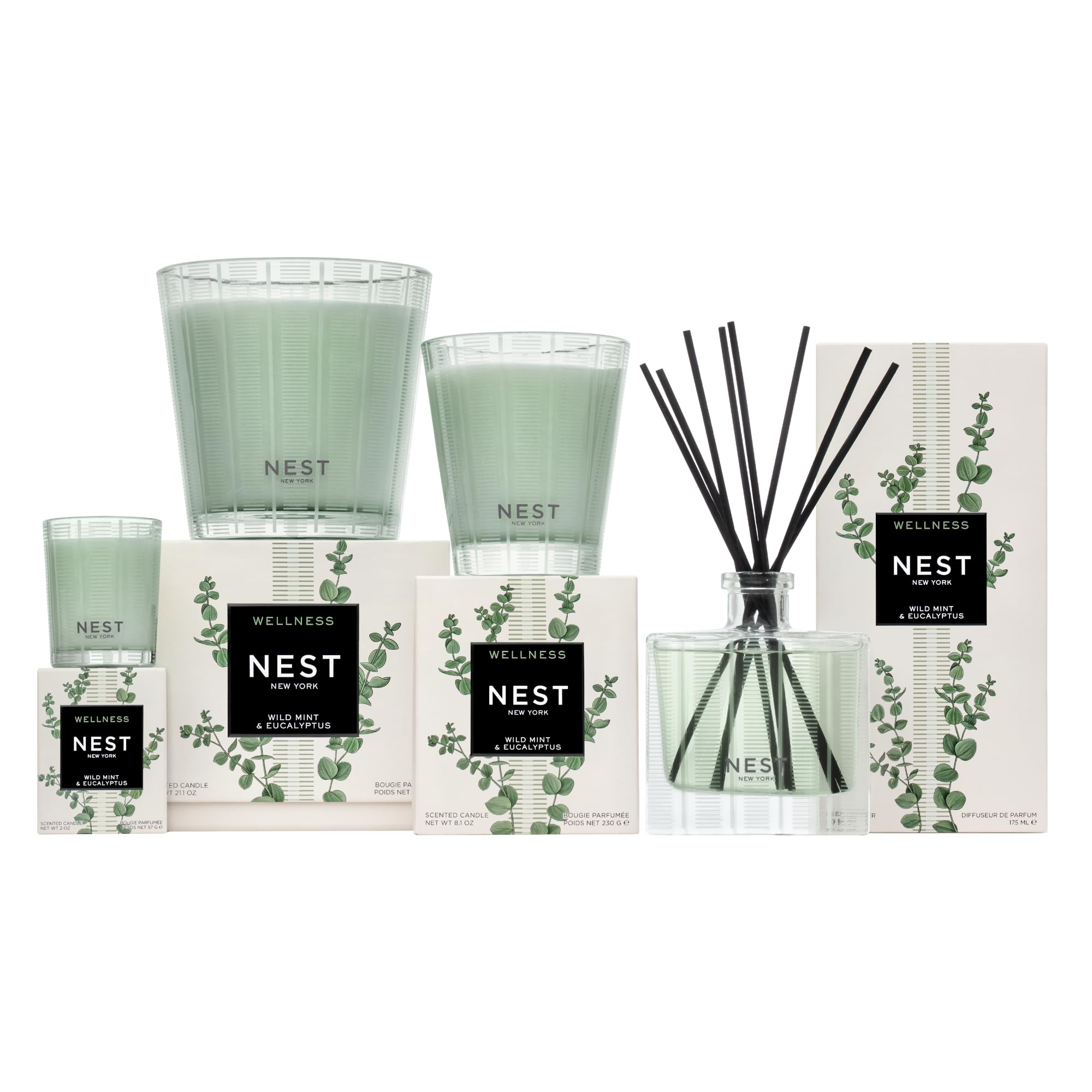 Foto 6 pulgar | Vela Votiva Nest New York Con Menta Silvestre Y Eucalipto  60 Ml - Venta Internacional.