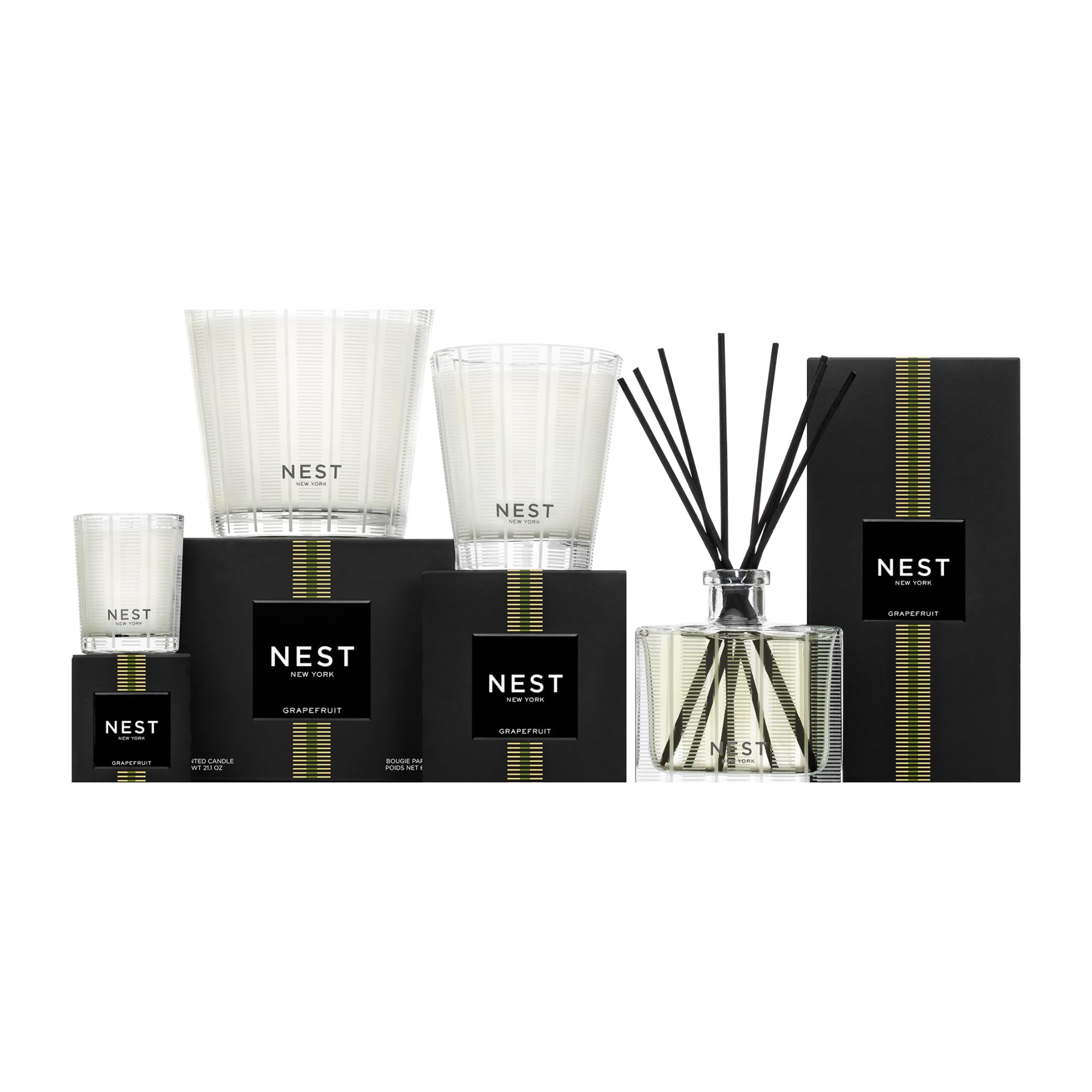Foto 7 | Candle Nest New York Con Aroma A Pomelo De 3 Mechas  625 Ml  Paquete De 2 - Venta Internacional.