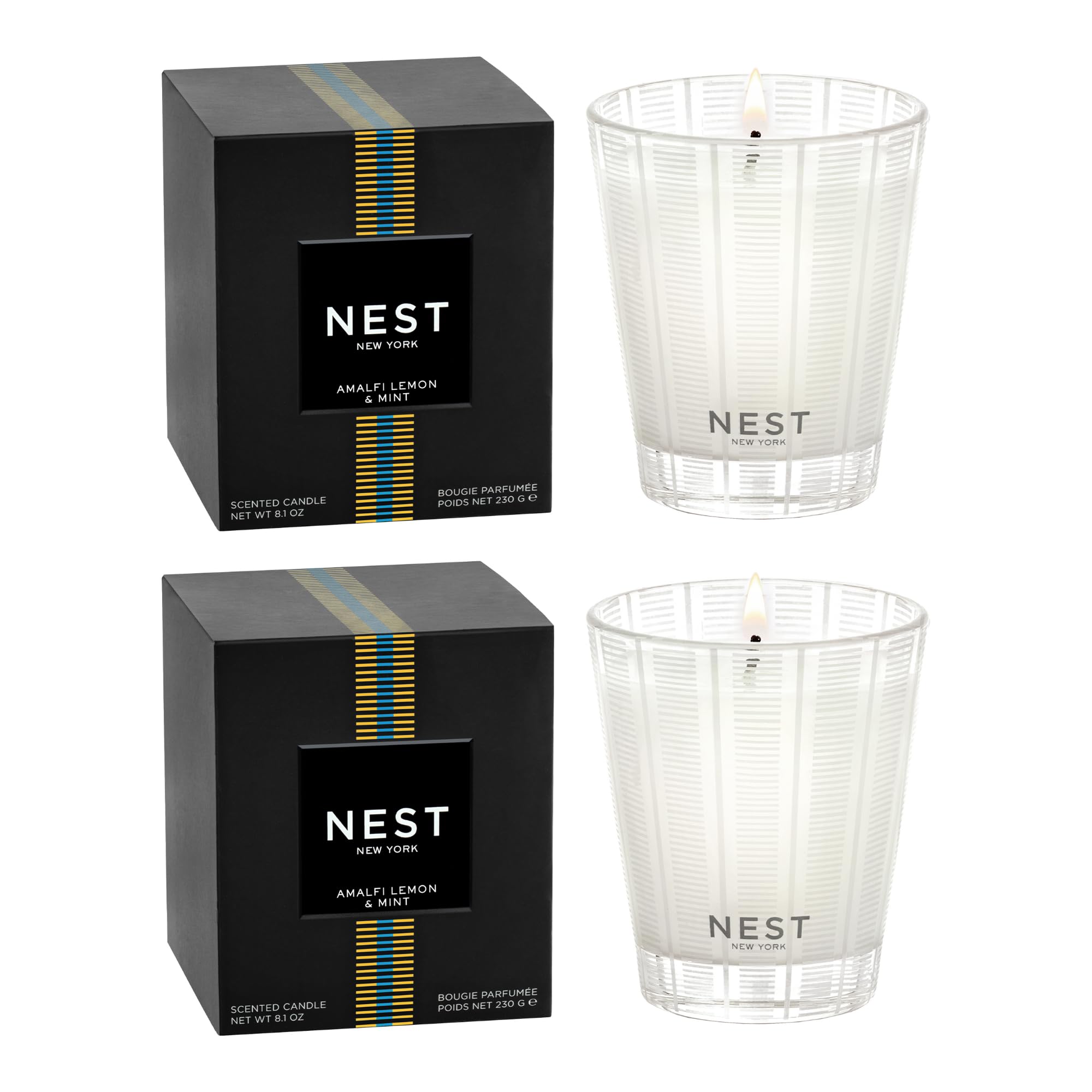 Foto 1 | Candle Nest New York Amalfi Limón Y Menta  240 Ml  Paquete De 2 - Venta Internacional.