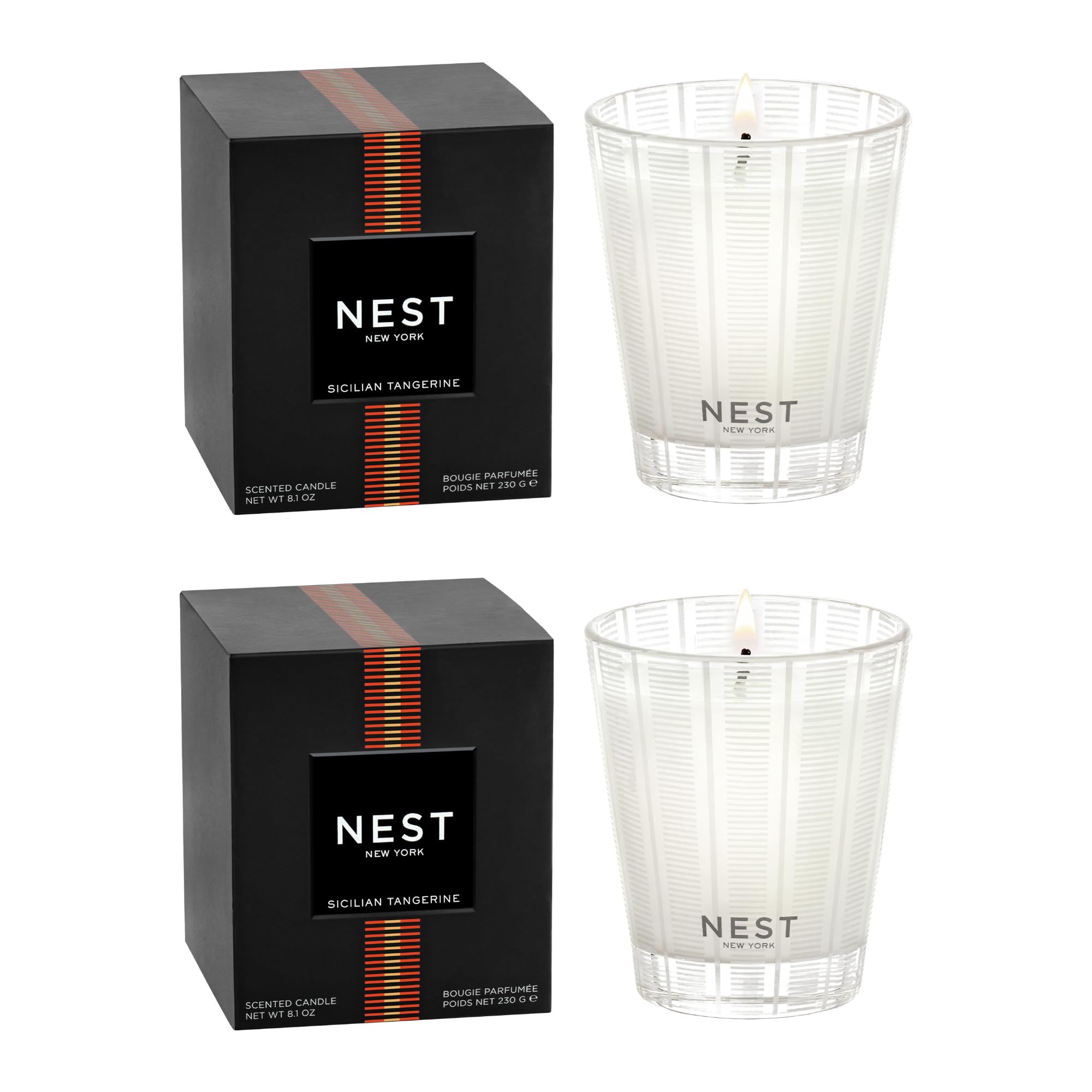 Foto 2 pulgar | Candle Nest New York  Mandarina Siciliana  240 Ml  Paquete De 2 - Venta Internacional.