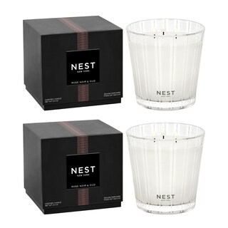 Foto 1 | Candle Nest New York Rose Noir & Oud 3 Mechas 625 Ml Paquete De 2 - Venta Internacional.