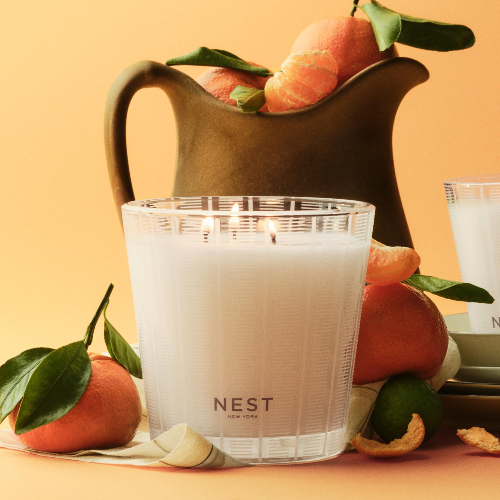 Foto 4 pulgar | Candle Nest New York  Mandarina Siciliana  3 Mechas  625 Ml  Paquete De 2 - Venta Internacional.
