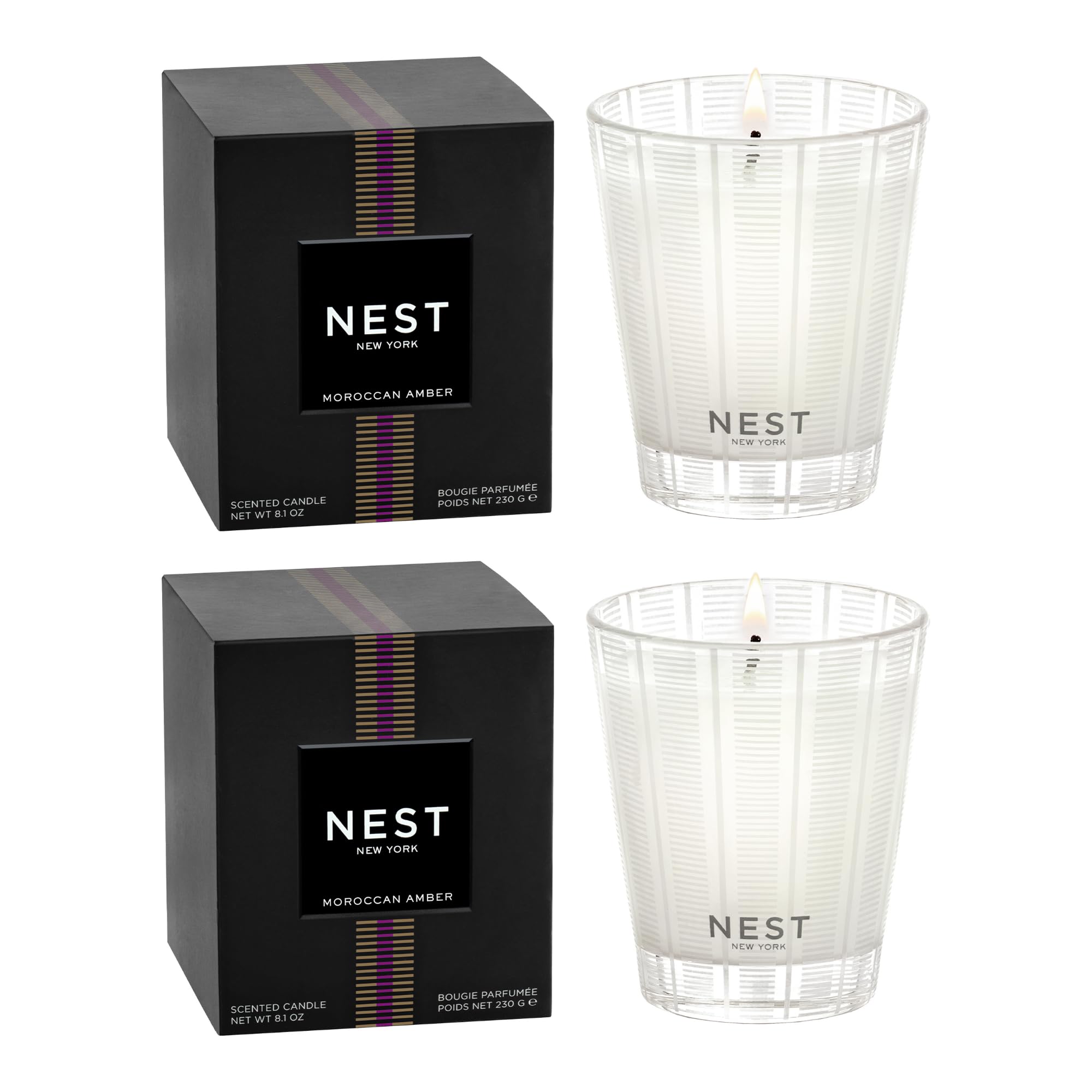 Foto 2 pulgar | Candle Nest New York  Ámbar Marroquí  240 Ml  Paquete De 2 - Venta Internacional.