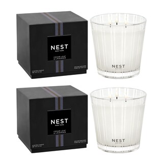 Foto 1 | Candle Nest New York Con Hojas De Cedro Y Lavanda 3 Mechas 625 Ml X2 - Venta Internacional.