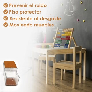 Foto 4 | Protector Lab.g Grueso De Silicona Para Patas De Muebles, Sillas Transparente