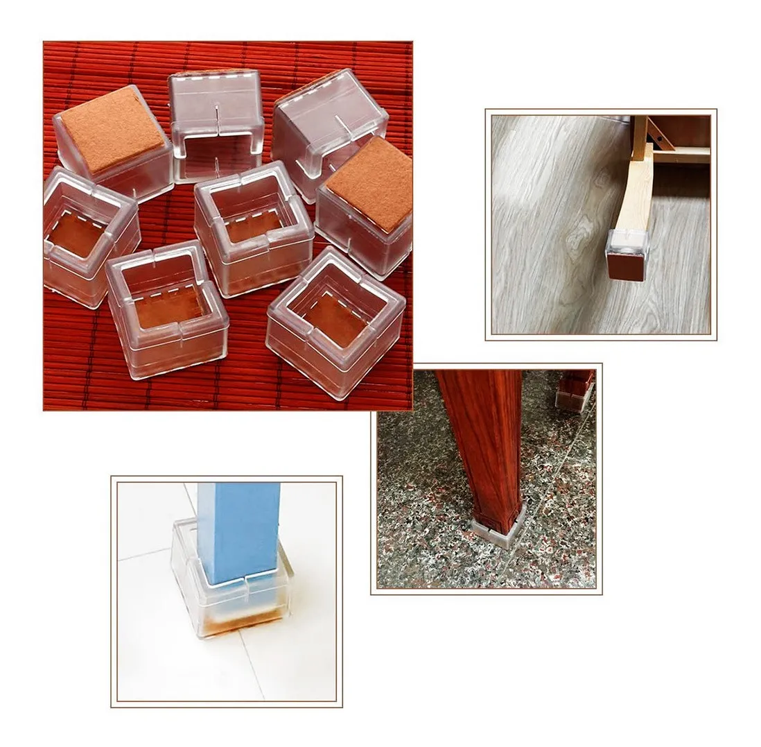 Foto 5 | Protector Grueso De Silicona Para Patas De Muebles, Sillas Transparente