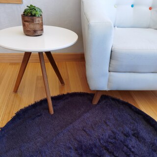 Foto 3 | Tapete INNOVA color Azul Redondo 1 m