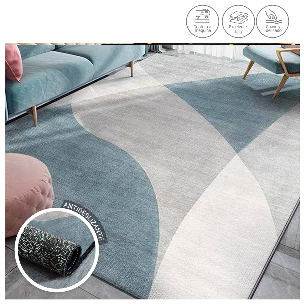 Foto 3 pulgar | Alfombra Decorativa Shendy Vendy color Gris