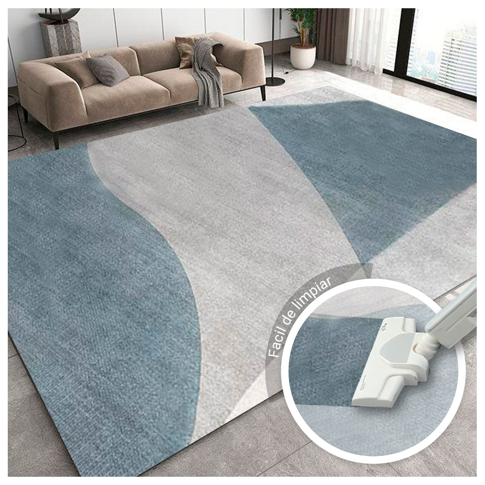 Foto 6 | Alfombra Decorativa Shendy Vendy color Gris