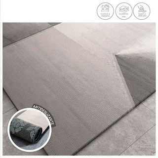 Foto 2 | Alfombra Decorativa Shendy Vendy color Gris