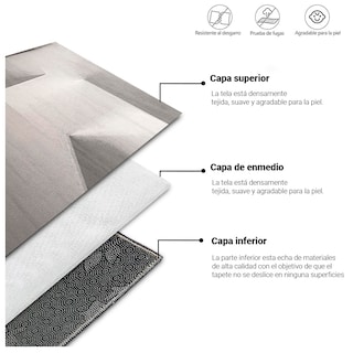 Foto 3 | Alfombra Decorativa Shendy Vendy color Gris