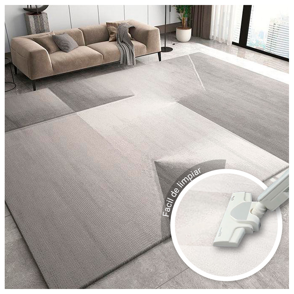 Foto 6 | Alfombra Decorativa Shendy Vendy color Gris