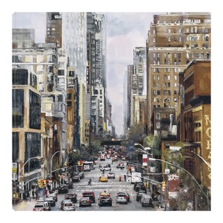 Foto 1 | Cuadro Decorativo de la Calle Arte Moderno Impresión en Lienzo Fine Art 82x82 cm