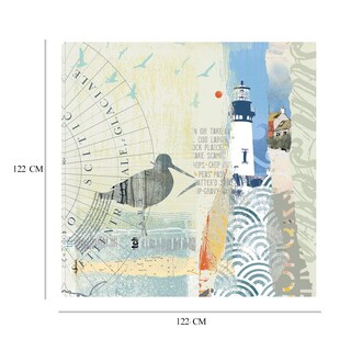 Foto 6 | Cuadro Decorativo - Collage Costero - Ken Hurd - Arte Moderno - Impresión En Lienzo - Fine Art Tj