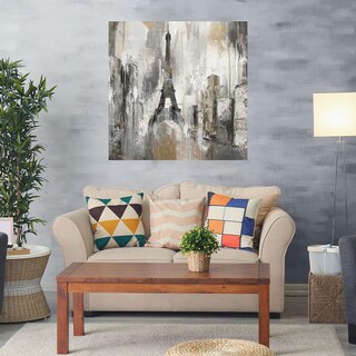 Foto 2 | Cuadro Decorativo - Eiffel Plateada - Heather Hayes - Arte Moderno - Impresión En Lienzo - Fine Art Tj