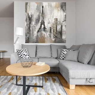 Foto 4 | Cuadro Decorativo - Eiffel Plateada - Heather Hayes - Arte Moderno - Impresión En Lienzo - Fine Art Tj