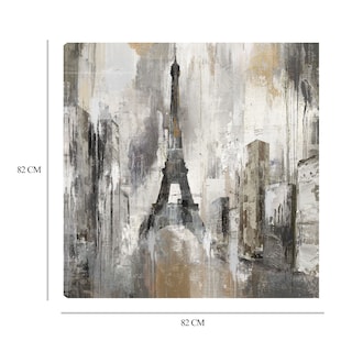 Foto 6 | Cuadro Decorativo - Eiffel Plateada - Heather Hayes - Arte Moderno - Impresión En Lienzo - Fine Art Tj