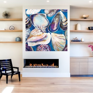 Foto 5 | Cuadro Decorativo - Costa Abstracta - Farida Zaman - Arte Moderno - Impresión En Lienzo - Fine Art Tj