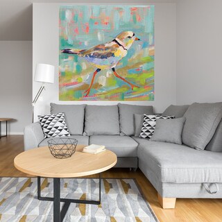 Foto 4 | Cuadro Decorativo - Chorlito Costero I - Jeanette Vertentes - Arte Moderno - Impresión En Lienzo - Fine Art Tj