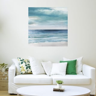 Foto 3 | Cuadro Decorativo - Costa Azul Plata Ii - Sally Swatland - Arte Moderno - Impresión En Lienzo - Fine Art Tj