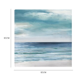 Foto 6 | Cuadro Decorativo - Costa Azul Plata Ii - Sally Swatland - Arte Moderno - Impresión En Lienzo - Fine Art Tj