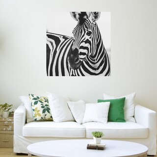 Foto 3 | Cuadro Decorativo - Cebra De Cerca - Frida Bredesen - Arte Moderno - Impresión En Lienzo - Fine Art Tj