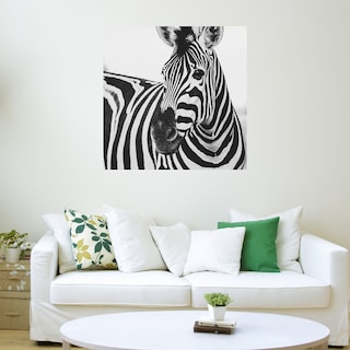 Foto 3 | Cuadro Decorativo - Cebra De Cerca - Frida Bredesen - Arte Moderno - Impresión En Lienzo - Fine Art Tj