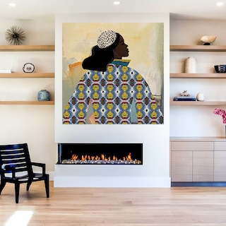 Foto 5 | Cuadro Decorativo - Cebra De Cerca - Frida Bredesen - Arte Moderno - Impresión En Lienzo - Fine Art Tj