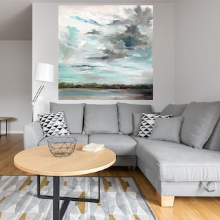 Foto 4 | Cuadro Decorativo - Días Nublados - Carol Hallock - Arte Moderno - Impresión En Lienzo - Fine Art Tj