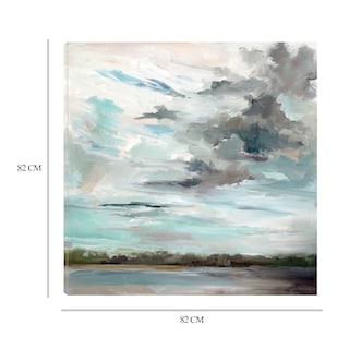 Foto 6 | Cuadro Decorativo - Días Nublados - Carol Hallock - Arte Moderno - Impresión En Lienzo - Fine Art Tj