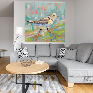 Foto 4 | Cuadro Decorativo - Chorlito Costero I - Jeanette Vertentes - Arte Moderno - Impresión En Lienzo - Fine Art Tj