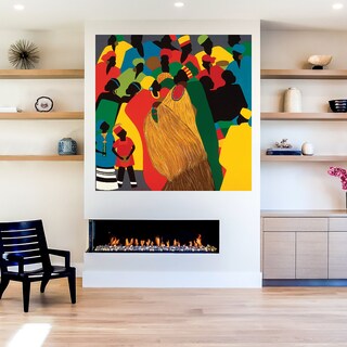 Foto 5 | Cuadro Decorativo - Descanso Nocturno - Studio Arts - Arte Moderno - Impresión En Lienzo - Fine Art Tj
