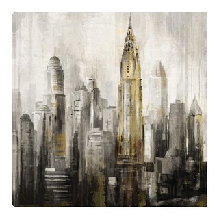 Foto 1 | Cuadro Decorativo - Chrysler De Oro - Heather Hayes - Arte Moderno - Impresión En Lienzo - Fine Art Tj