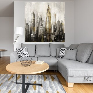 Foto 4 | Cuadro Decorativo - Chrysler De Oro - Heather Hayes - Arte Moderno - Impresión En Lienzo - Fine Art Tj