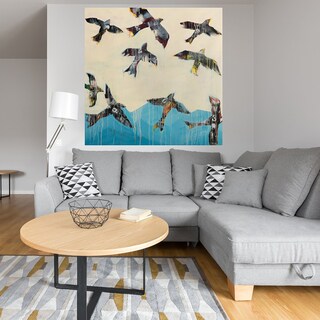 Foto 4 | Cuadro Decorativo Cuervos Elevándose Kellie Day Arte Moderno Impresión en Lienzo Fine Art