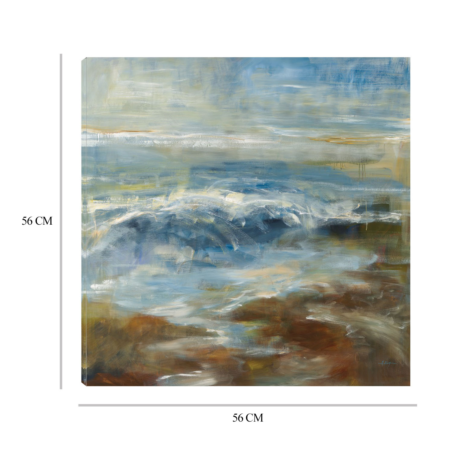 Foto 7 pulgar | Cuadro Decorativo - Costa De Verano - Julia Purinton  - Arte Moderno - Impresión En Lienzo - Fine Art Tj