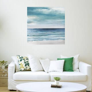 Foto 3 | Cuadro Decorativo - Costa Azul Plata Ii - Sally Swatland - Arte Moderno - Impresión En Lienzo - Fine Art Tj