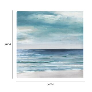 Foto 6 | Cuadro Decorativo - Costa Azul Plata Ii - Sally Swatland - Arte Moderno - Impresión En Lienzo - Fine Art Tj