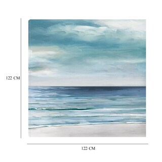Foto 6 | Cuadro Decorativo - Costa Azul Plata Ii - Sally Swatland - Arte Moderno - Impresión En Lienzo - Fine Art Tj
