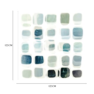 Foto 6 | Cuadro Decorativo - Cuadrados No. 2 - Lisa Zinna - Arte Moderno - Impresión En Lienzo - Fine Art Tj