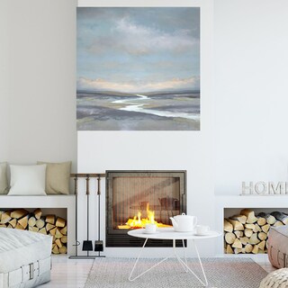 Foto 4 | Cuadro Decorativo - Curva De Rio I - Christy Mckee - Arte Moderno - Impresión En Lienzo - Fine Art Tj