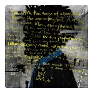 Foto 1 | Cuadro Decorativo - Él Dijo - Fine Art Tj - Nikki Chu - Arte Moderno - Impresión En Lienzo