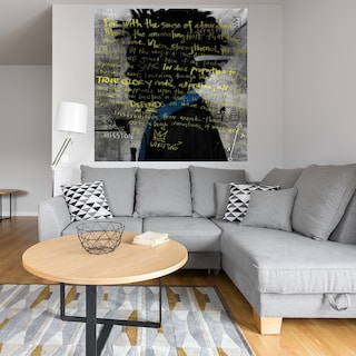 Foto 4 | Cuadro Decorativo - Él Dijo - Fine Art Tj - Nikki Chu - Arte Moderno - Impresión En Lienzo