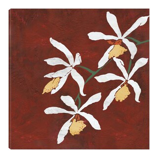 Foto 1 | Cuadro Decorativo - Colección Floral Roja - Fine Art Tj - Linda Wood - Arte Moderno - Impresión En Lienzo